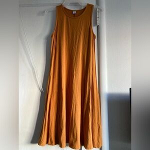 Old Navy Orange Midi Dress